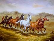 unknow artist Horses 014 oil painting on canvas